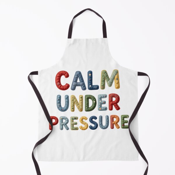 Item preview, CALM UNDER PRESSURE - IN COLORFUL FAUX LETTERING designed and sold by AlexOBrienArt.