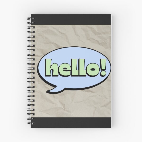 Item preview, Hello Speech Bubble Retro Typography Sticker | Cute Minimal Comic Word Design designed and sold by Ceylon380.