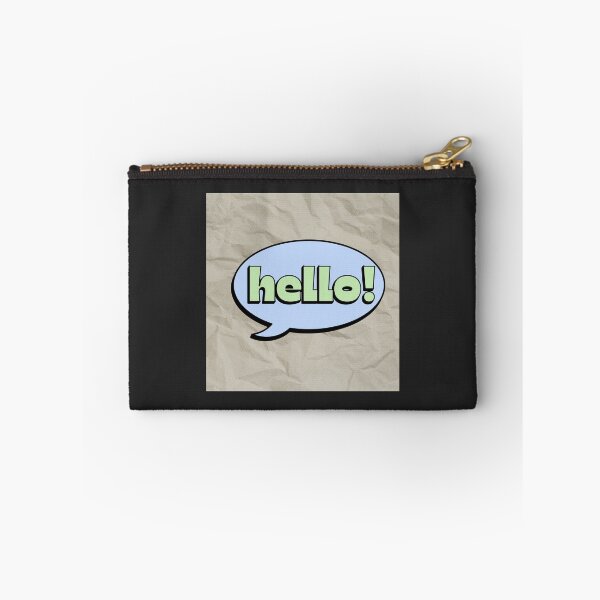 Item preview, Hello Speech Bubble Retro Typography Sticker | Cute Minimal Comic Word Design designed and sold by Ceylon380.