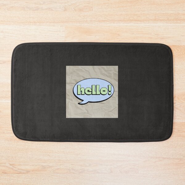 Item preview, Hello Speech Bubble Retro Typography Sticker | Cute Minimal Comic Word Design designed and sold by Ceylon380.