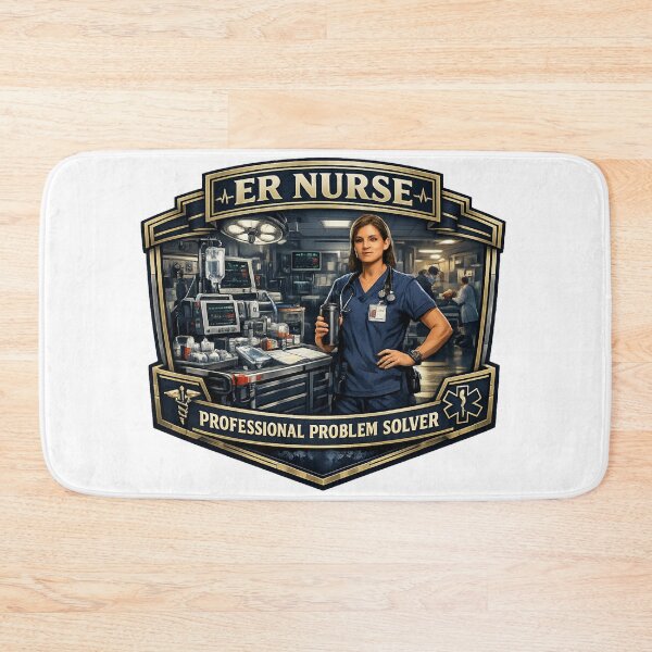 Item preview, ER Nurse Professional Problem Solver Funny Male Nurse Gift designed and sold by YMLux.