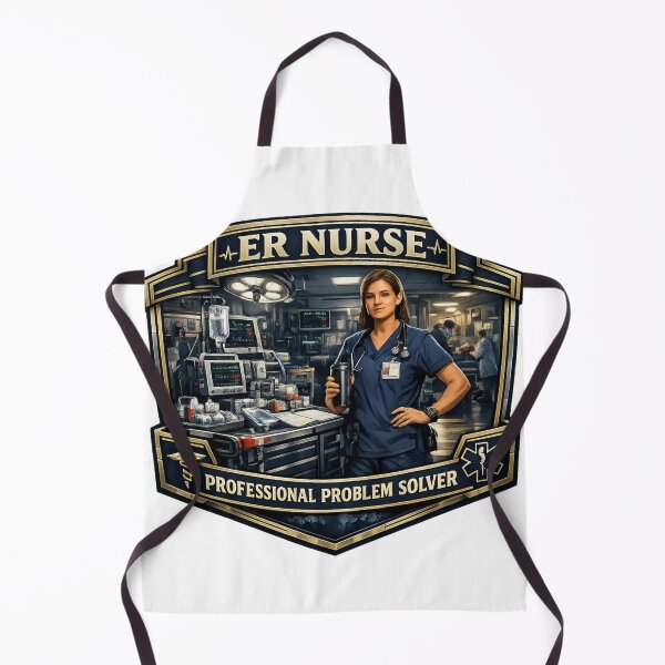 Item preview, ER Nurse Professional Problem Solver Funny Male Nurse Gift designed and sold by YMLux.