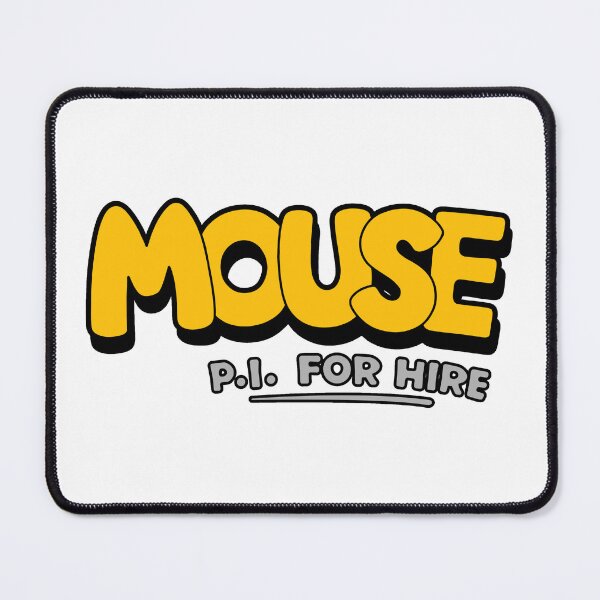 Item preview, MOUSE PI FOR HIRE LOGO 2 (OLD TIMEY RUBBERHOSE CARTOON NOIR INDIE VIDEO GAME) designed and sold by Python Designs .
