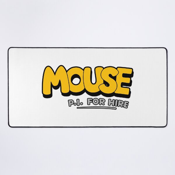 Item preview, MOUSE PI FOR HIRE LOGO 2 (OLD TIMEY RUBBERHOSE CARTOON NOIR INDIE VIDEO GAME) designed and sold by Python Designs .