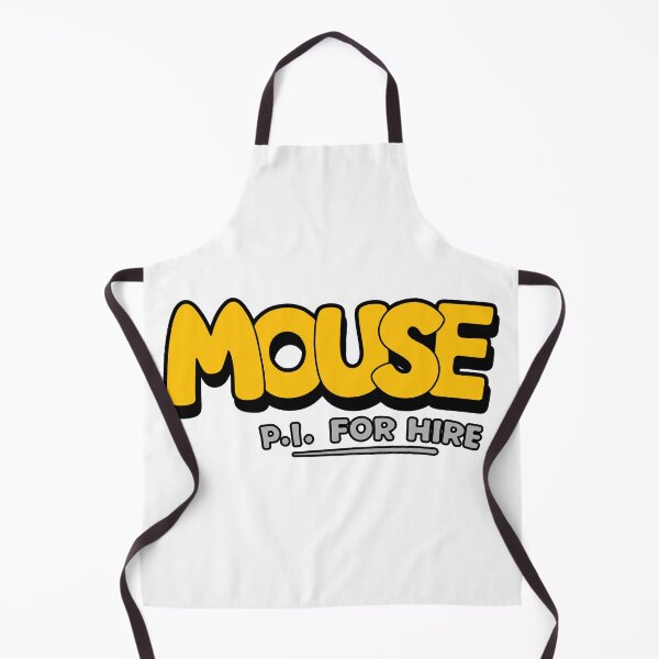 Item preview, MOUSE PI FOR HIRE LOGO 2 (OLD TIMEY RUBBERHOSE CARTOON NOIR INDIE VIDEO GAME) designed and sold by Python Designs .