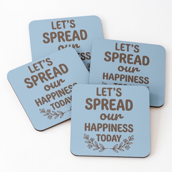 Item preview, Let's Spread Our Happiness Today - Motivational Nature Typography designed and sold by zakman02.