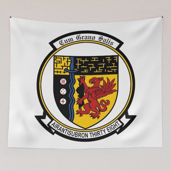 Item preview, United States Navy VS-38 "Red Griffins" Sea Control Squadron Patch Insignia designed and sold by CharlieDesings.
