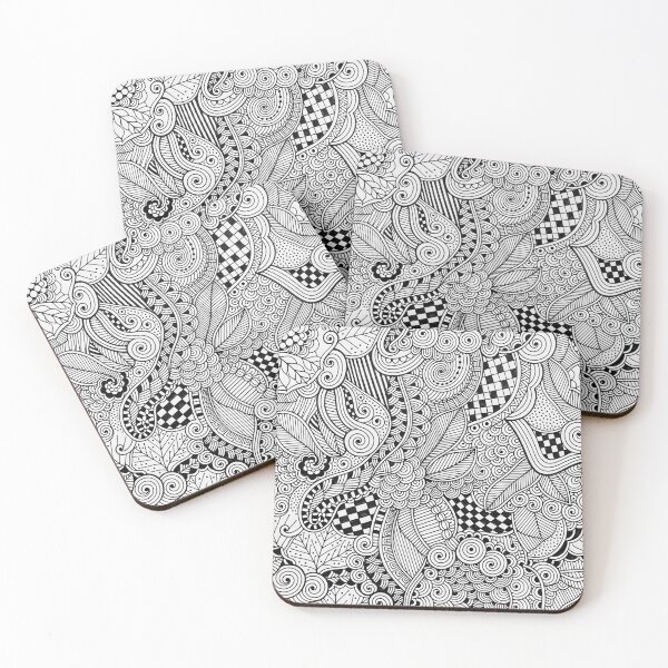 Item preview, Intricate Zen Doodle Abstract Pattern designed and sold by Sybille-Yates.
