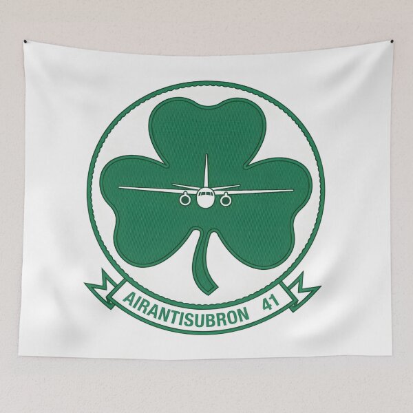 Item preview, United States Navy VS-41 "Shamrocks" Sea Control Squadron Patch Insignia designed and sold by CharlieDesings.