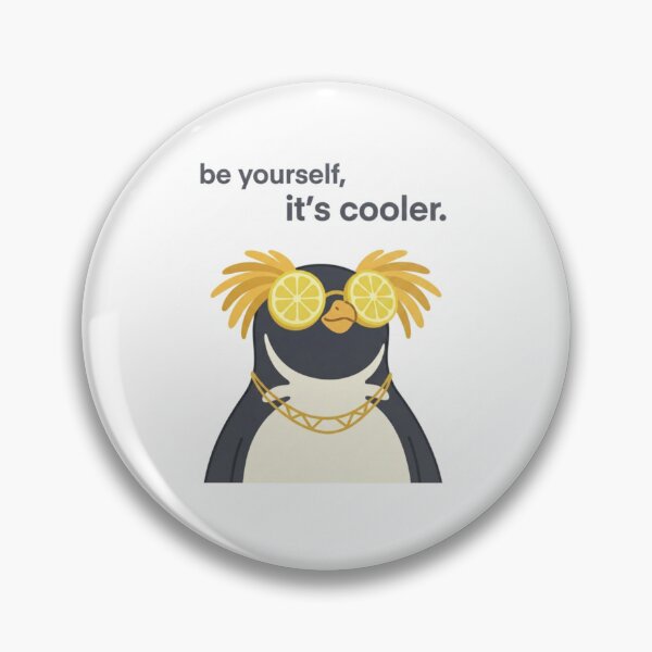 Item preview, Be Yourself It's Cooler Mug — Funny Cool Penguin Coffee Mug designed and sold by TheFluffyPress.