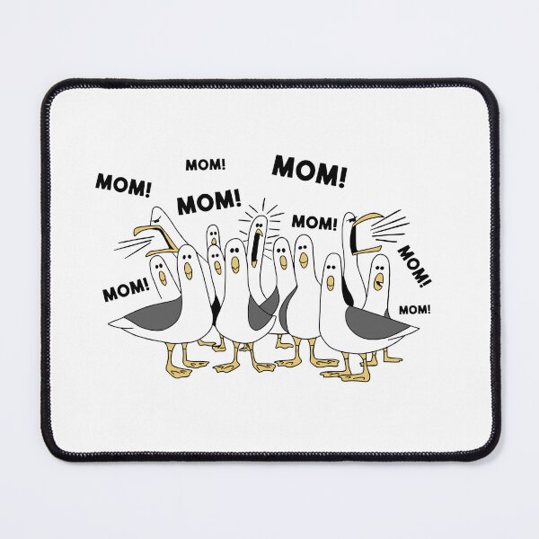 Item preview, Mine Mine Mine Seagulls - Funny Retro Meme Cartoon-Mom Mom Mom Seagulls - Funny Tired Motherhood Meme designed and sold by Krasnovaovaova.