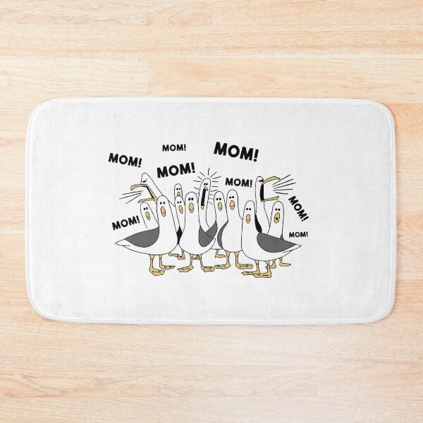 Item preview, Mine Mine Mine Seagulls - Funny Retro Meme Cartoon-Mom Mom Mom Seagulls - Funny Tired Motherhood Meme designed and sold by Krasnovaovaova.