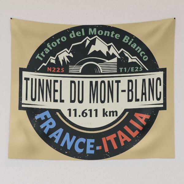 Item preview, Mont Blanc Tunnel, France - italy designed and sold by studio838.
