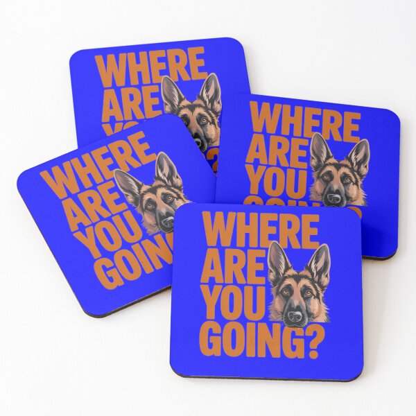 Item preview, German Shepherd Owner Art Design Where Are You Going? designed and sold by fantasticdesign.
