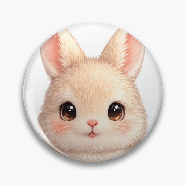 Item preview, Cute Bunny Face Kawaii Minimal Animal Design. designed and sold by arifali786.