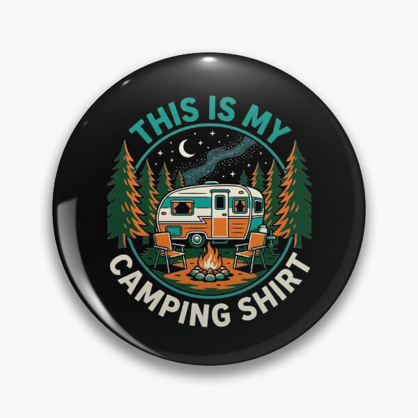 Item preview, Funny Camper Hiking Nature This is My Camping Shirt designed and sold by clothesy7.