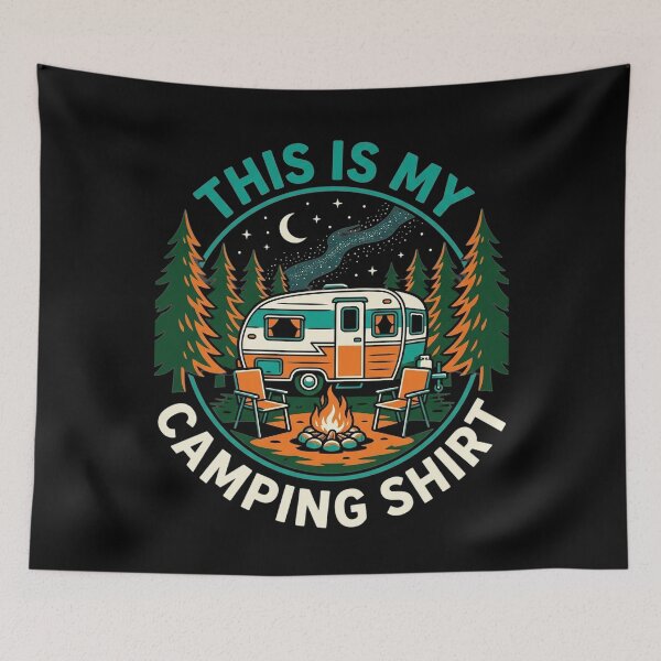 Item preview, Funny Camper Hiking Nature This is My Camping Shirt designed and sold by clothesy7.