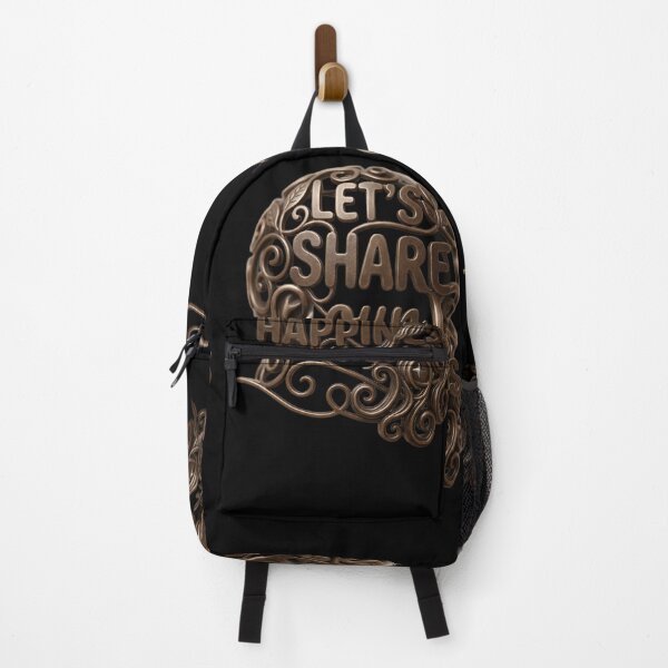 Item preview, Let's Share Our Happiness 3D Sculpture Art - Decorative Typography designed and sold by zakman02.