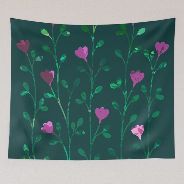Item preview, Heart Floral Stencil Pouring Art designed and sold by GAP90.