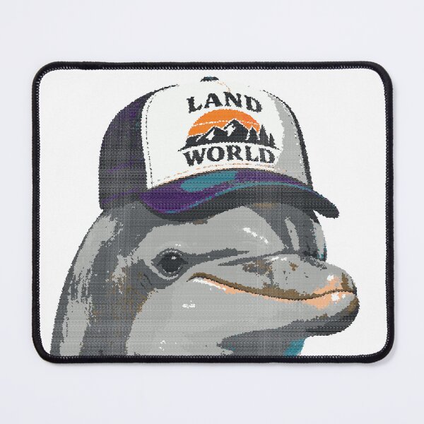 Item preview, Dolphin in trucker pixels designed and sold by florback.