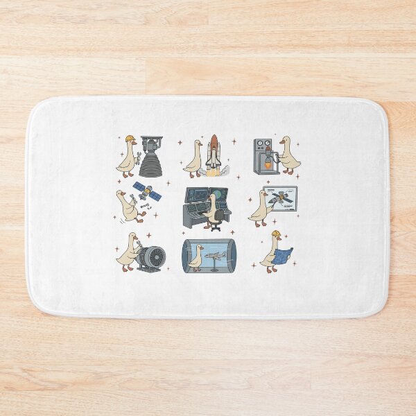 Item preview, Space Geese Engineers - Rocket Science & Aerospace Tech Crew designed and sold by Krasnovaovaova.