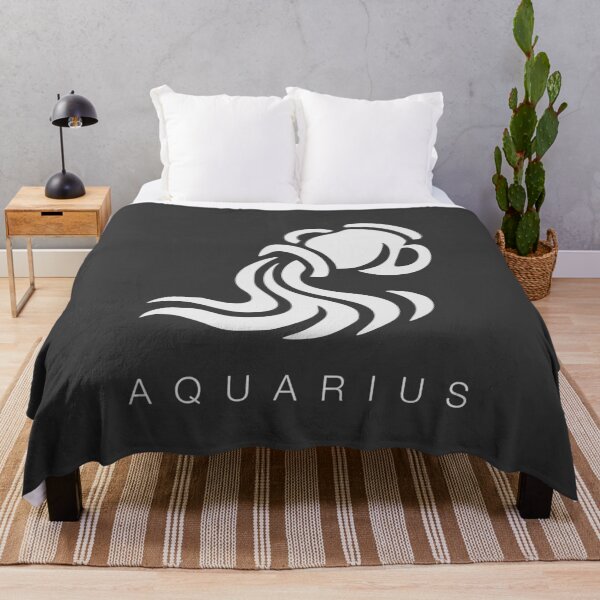 Item preview, AQUARIUS zodiac sign t-shirt designed and sold by CMYKStudio.