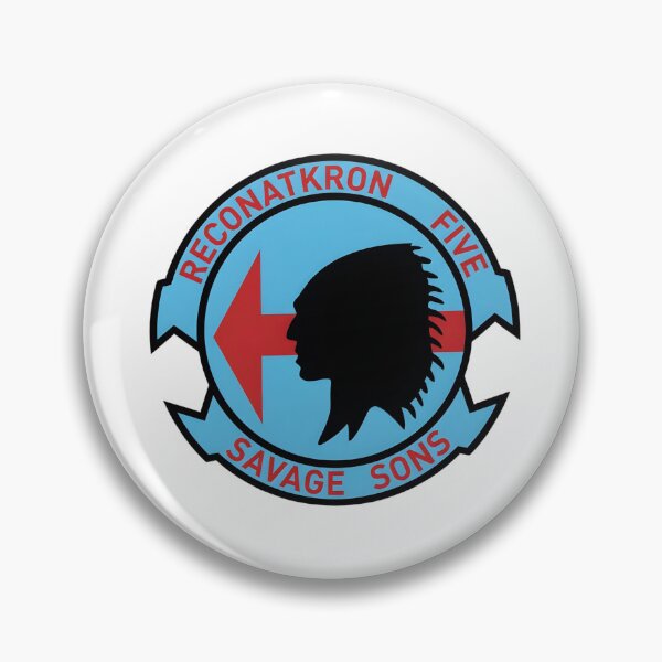 Item preview, United States Navy RVAH-5 "Savage Sons" Reconnaissance Attack Squadron Patch designed and sold by CharlieDesings.