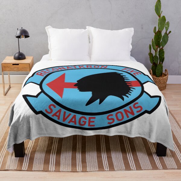 Item preview, United States Navy RVAH-5 "Savage Sons" Reconnaissance Attack Squadron Patch designed and sold by CharlieDesings.