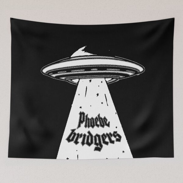Item preview, PHOEBE BRIDGERS UFO Black and White designed and sold by EigengrauART.
