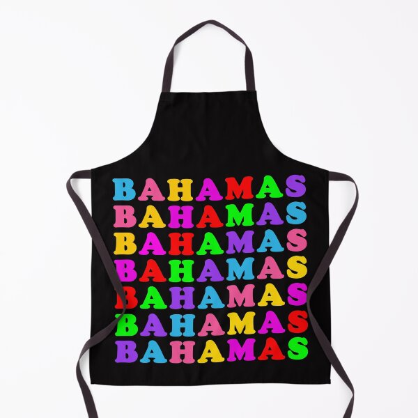 Item preview, Bahamas in multi-colored letters on black designed and sold by collingalanos80.