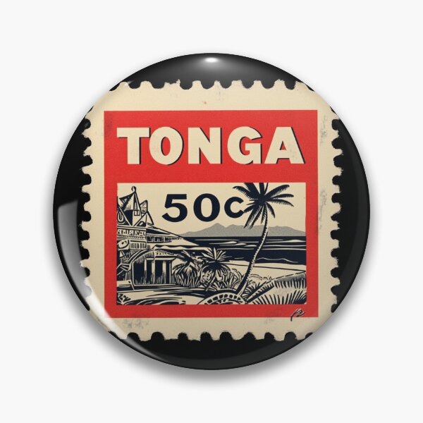 Item preview, Tonga Vintage Postage Stamp - Beach Fale designed and sold by tiigerdad.