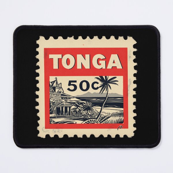 Item preview, Tonga Vintage Postage Stamp - Beach Fale designed and sold by tiigerdad.