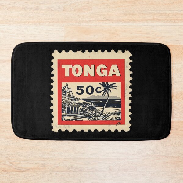 Item preview, Tonga Vintage Postage Stamp - Beach Fale designed and sold by tiigerdad.