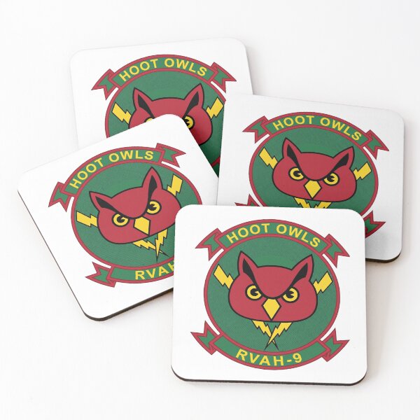 Item preview, United States Navy RVAH-9 "Hoot Owls" Reconnaissance Attack Squadron Patch designed and sold by CharlieDesings.