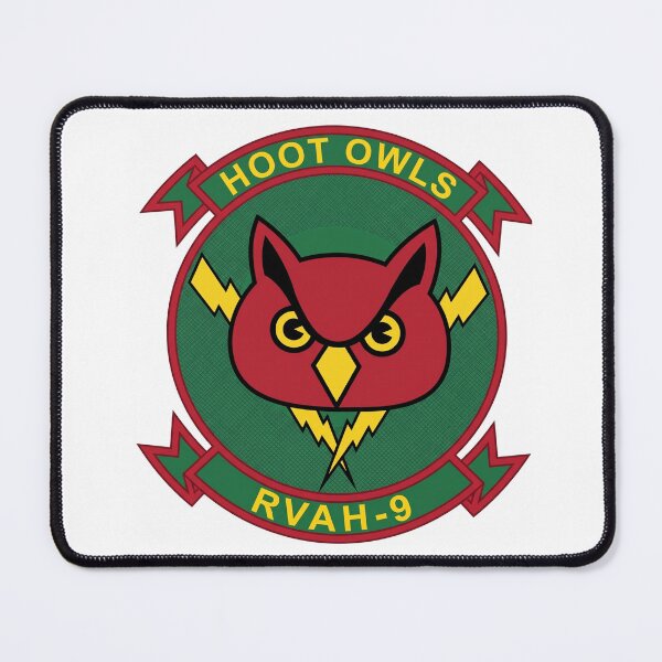 Item preview, United States Navy RVAH-9 "Hoot Owls" Reconnaissance Attack Squadron Patch designed and sold by CharlieDesings.