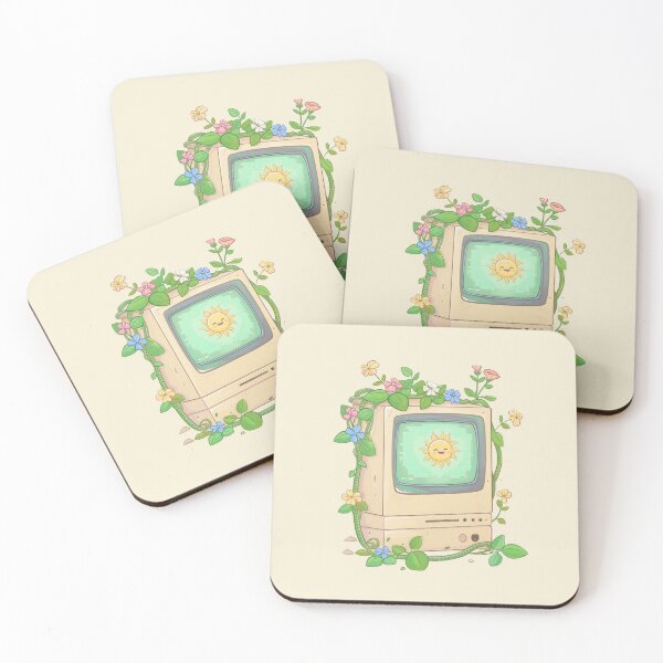 Item preview, Digital Detox - Vintage Tech & Nature Cottagecore Art designed and sold by BoxofMoments.