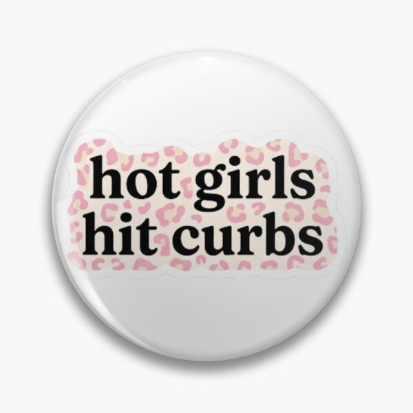Item preview, Hot Girls Hit Curbs Leopard Sticker designed and sold by veloraastudio.