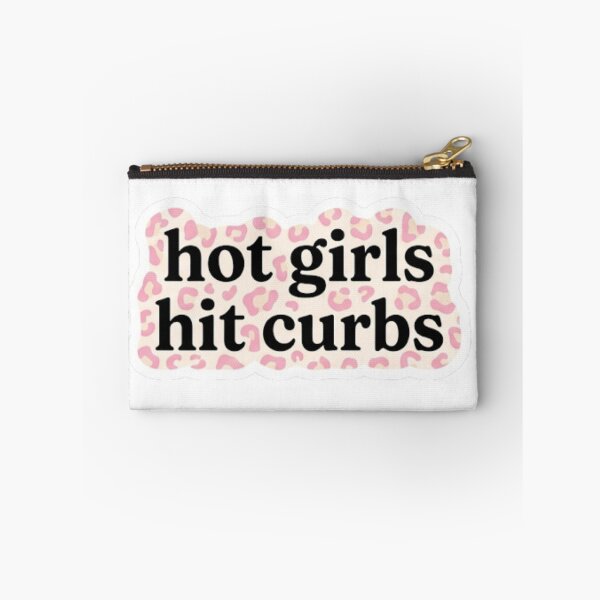 Item preview, Hot Girls Hit Curbs Leopard Sticker designed and sold by veloraastudio.
