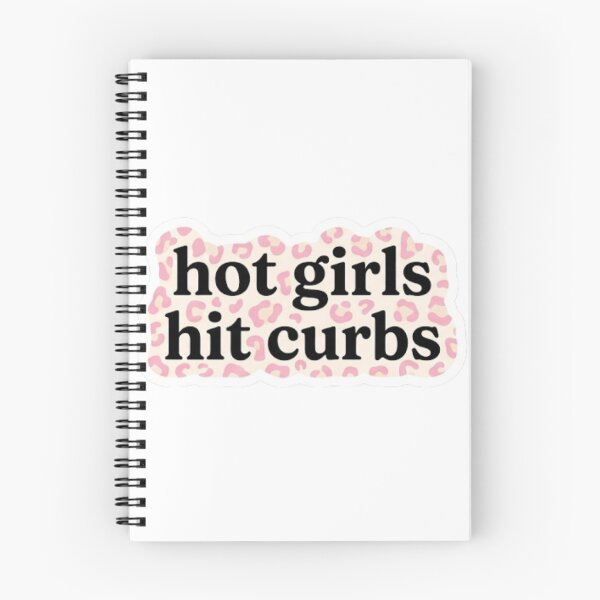 Item preview, Hot Girls Hit Curbs Leopard Sticker designed and sold by veloraastudio.