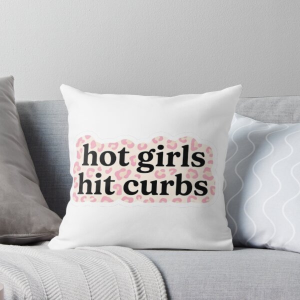 Item preview, Hot Girls Hit Curbs Leopard Sticker designed and sold by veloraastudio.