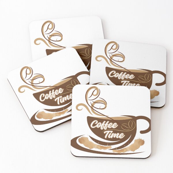 Item preview, Golden Coffee Cup Floating Beans designed and sold by Coffee & Designs.