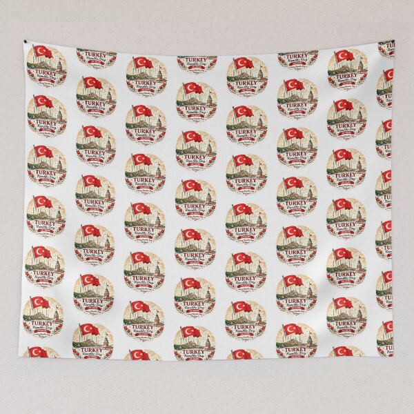 Item preview, Turkey Republic Day Sticker | 29 Ekim Türkiye Celebration Design designed and sold by Ishratparween11.
