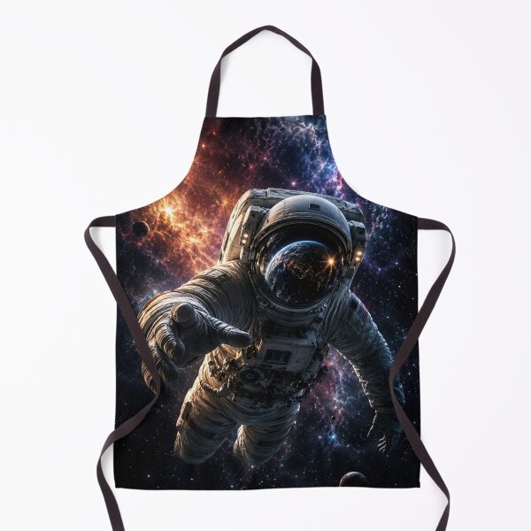 Item preview, Astronaut Floating Galaxy Nebula Space Art Colorful Universe Sci-Fi Cosmic Poster designed and sold by irfanshikh.