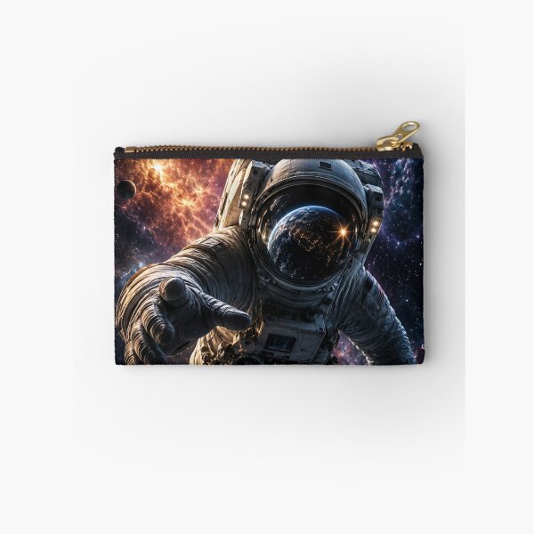 Item preview, Astronaut Floating Galaxy Nebula Space Art Colorful Universe Sci-Fi Cosmic Poster designed and sold by irfanshikh.