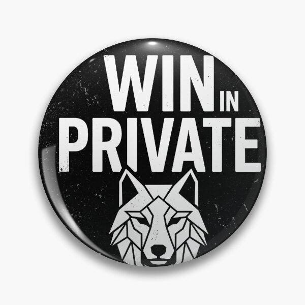 Item preview, Win In Private Motivational Wolf Geometric Design designed and sold by No Excuses .