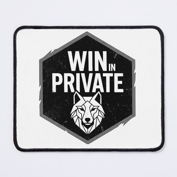 Item preview, Win In Private Motivational Wolf Geometric Design designed and sold by No Excuses .