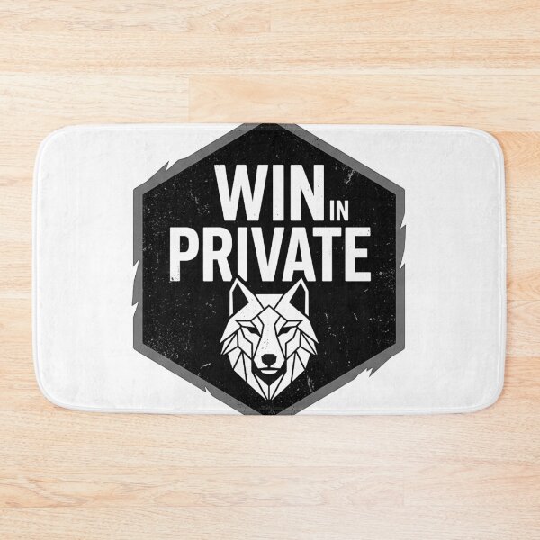 Item preview, Win In Private Motivational Wolf Geometric Design designed and sold by No Excuses .
