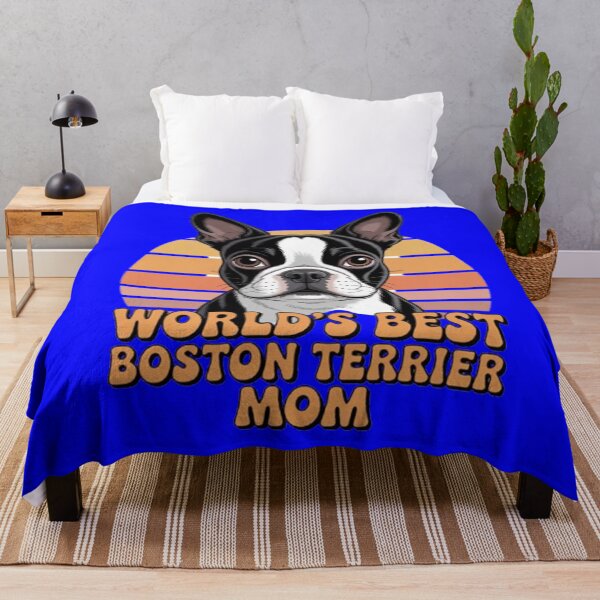 Item preview, Dog Pet Owner Art Design World Best Boston Terrier Mom designed and sold by fantasticdesign.