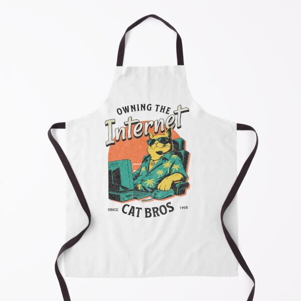 Item preview, Owning The Internet Cat Bros Retro Feline designed and sold by AntiqueImages.