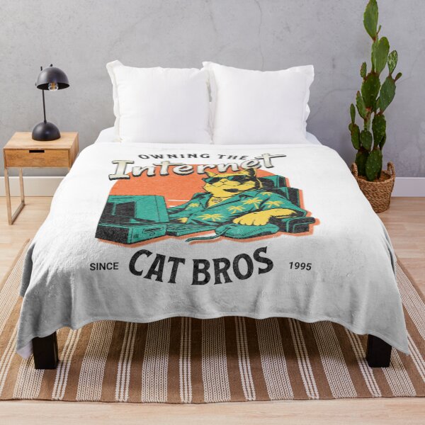 Item preview, Owning The Internet Cat Bros Retro Feline designed and sold by AntiqueImages.